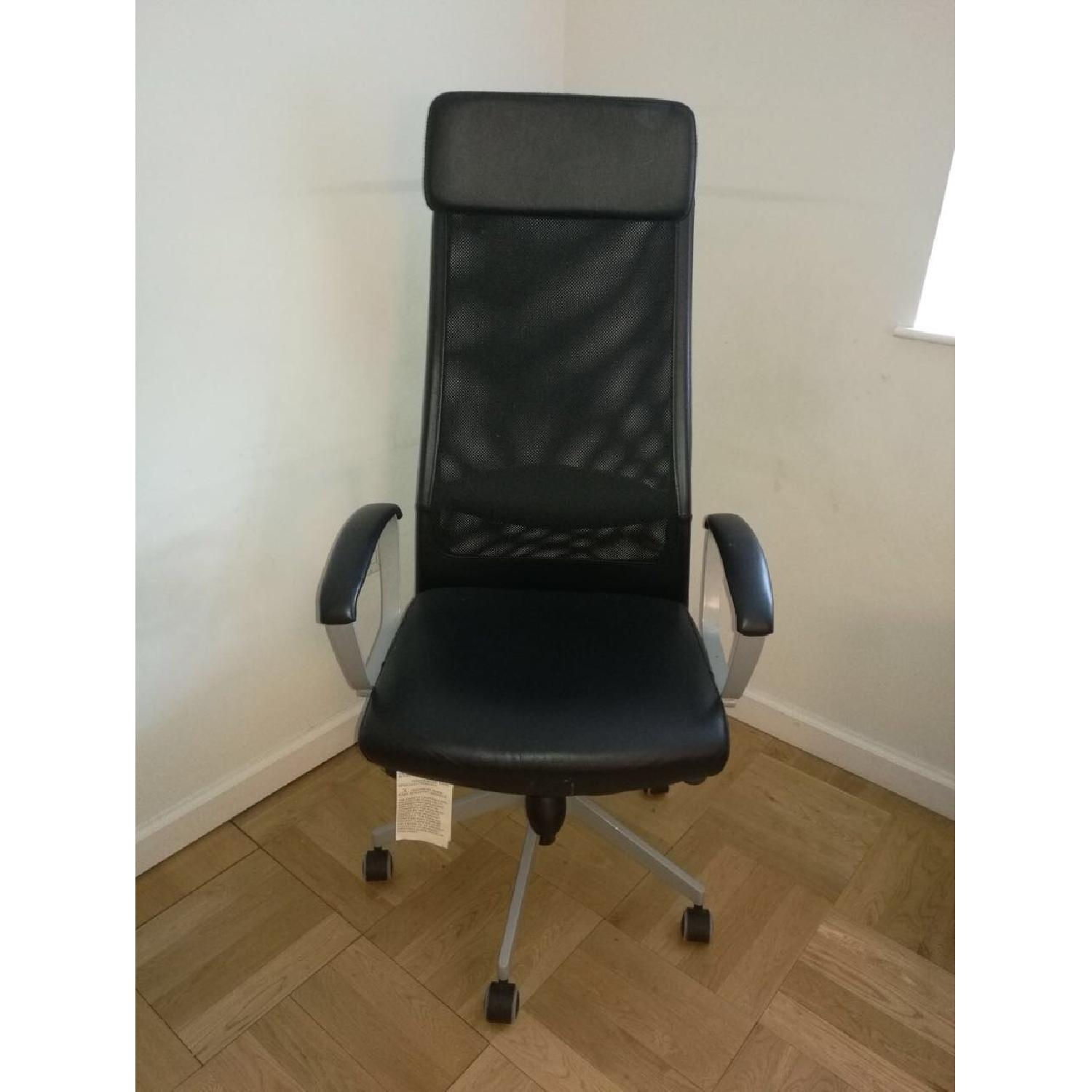 Ikea Black Markus Swivel Chair - image-1