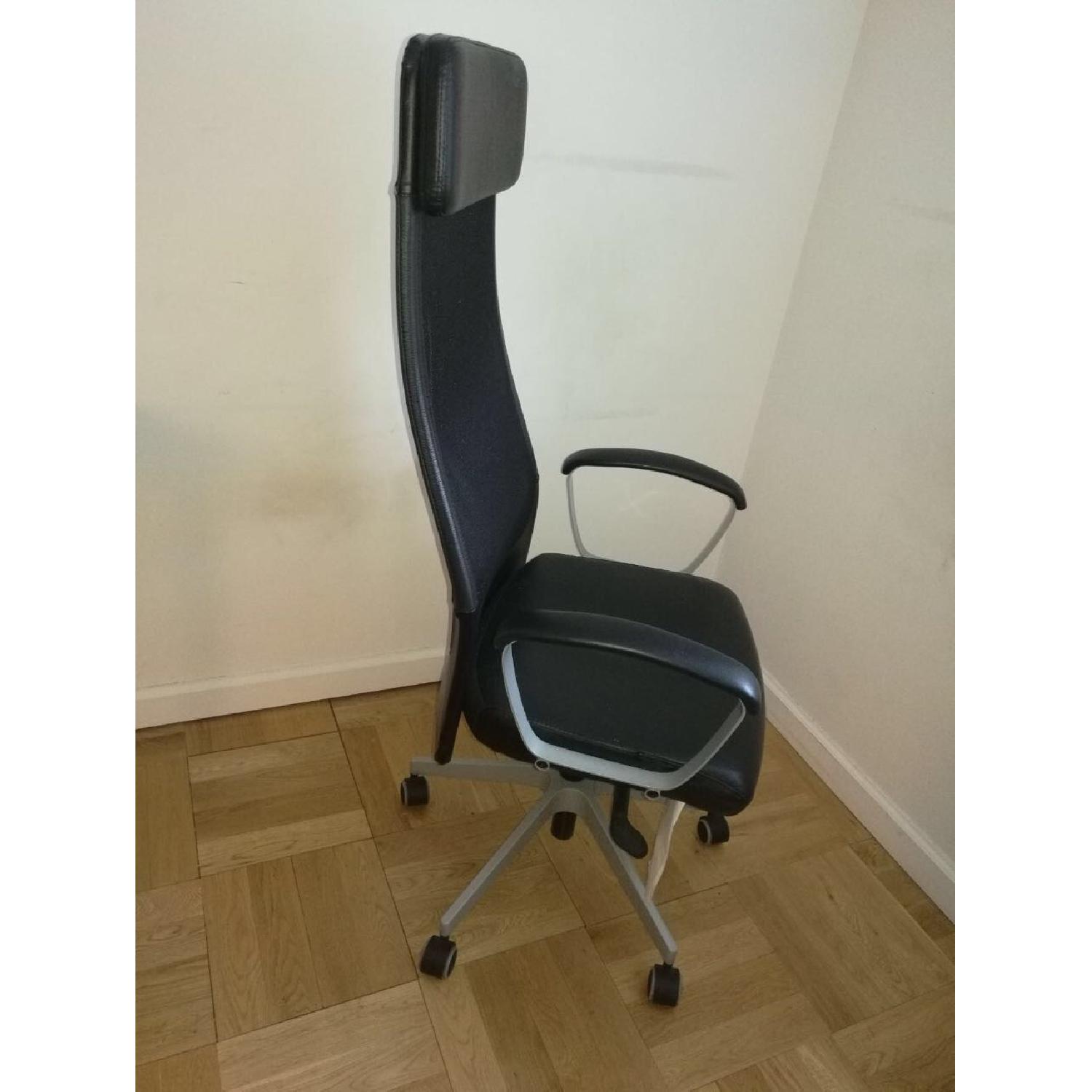 Ikea Black Markus Swivel Chair - image-2