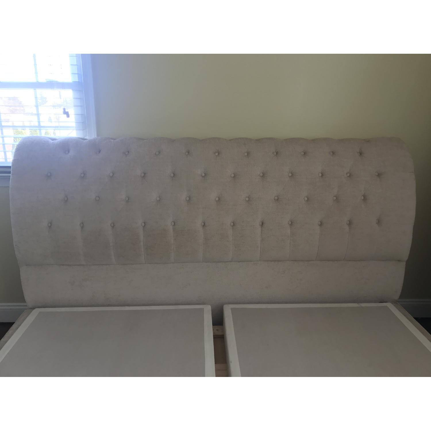Macy's Upholstered & Tufted King Bed Frame - image-2