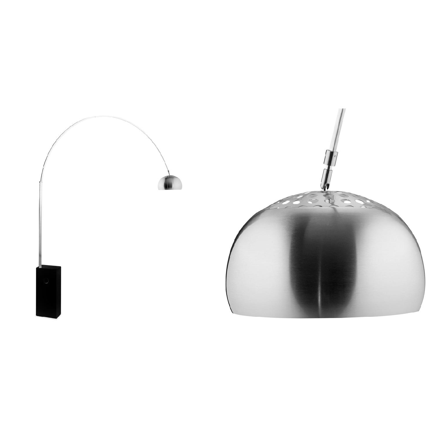 Arco Floor Lamp Replica in White AptDeco