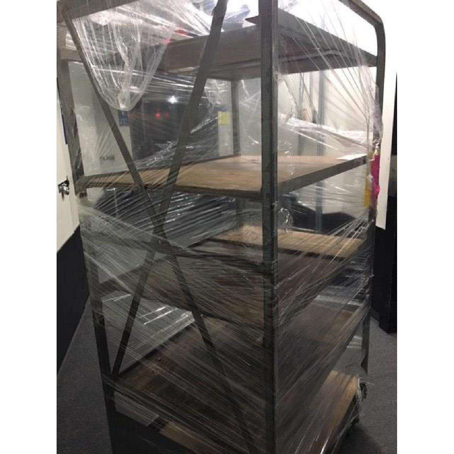 Vintage Rolling Bakers Cart - image-2