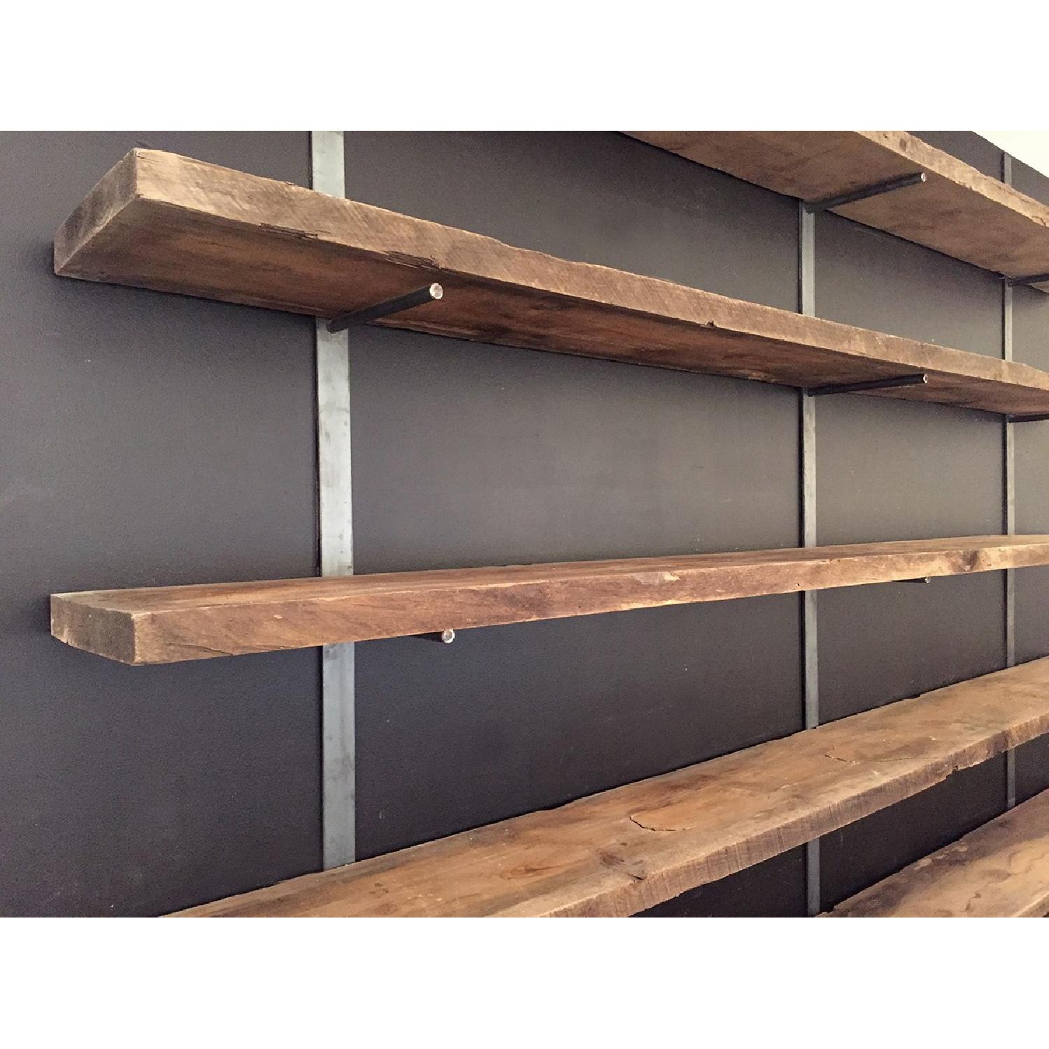 Custom Barn Wood Shelves - AptDeco