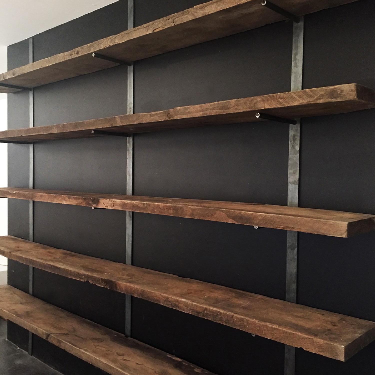 Custom Barn Wood Shelves - AptDeco
