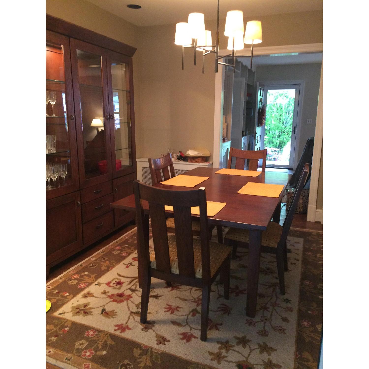 [Letter3 5] Ethan Allen Dining Room Table And Chairs - 951tf2i