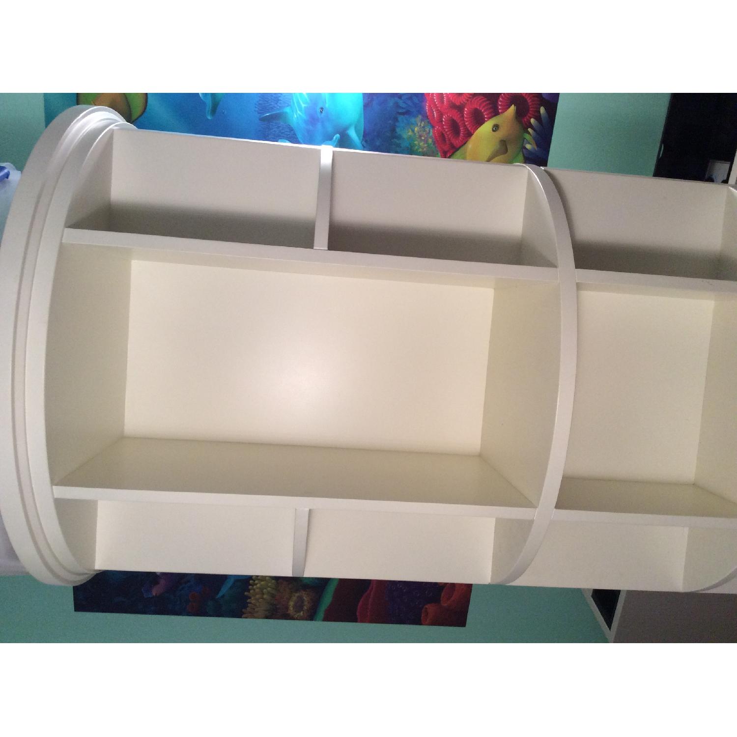 Pottery Barn Revolving Bookcase - image-3