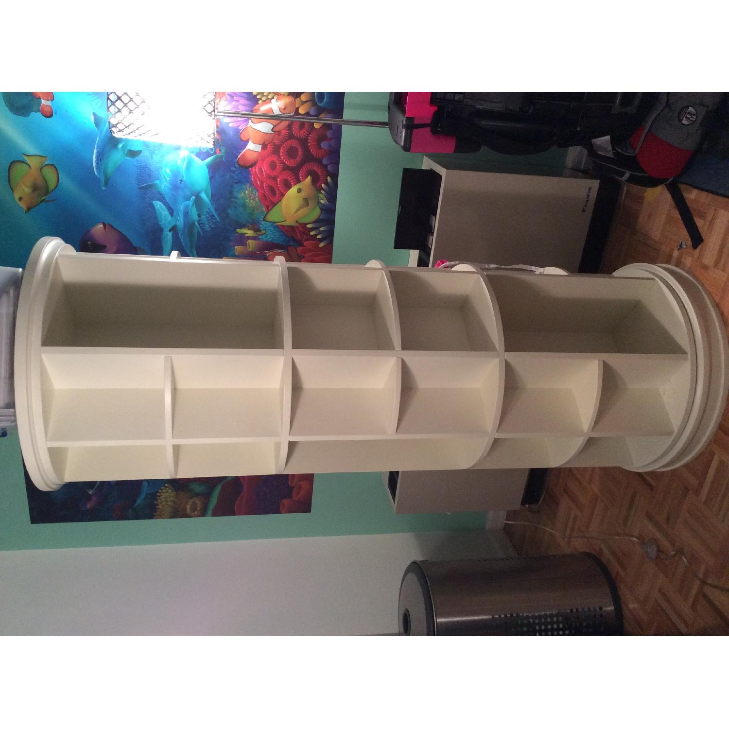 Pottery Barn Revolving Bookcase - image-5