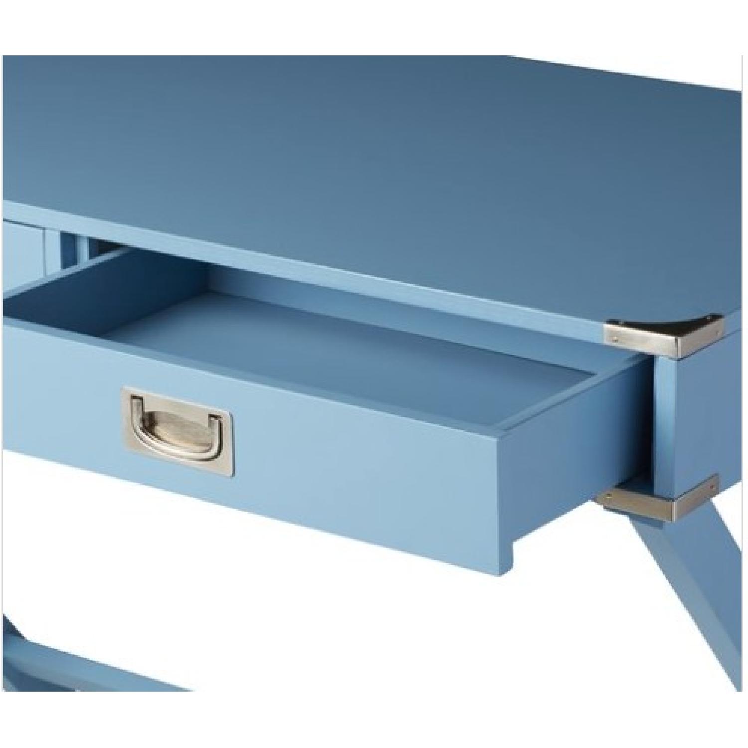 AllModern Light Blue Desk - image-2