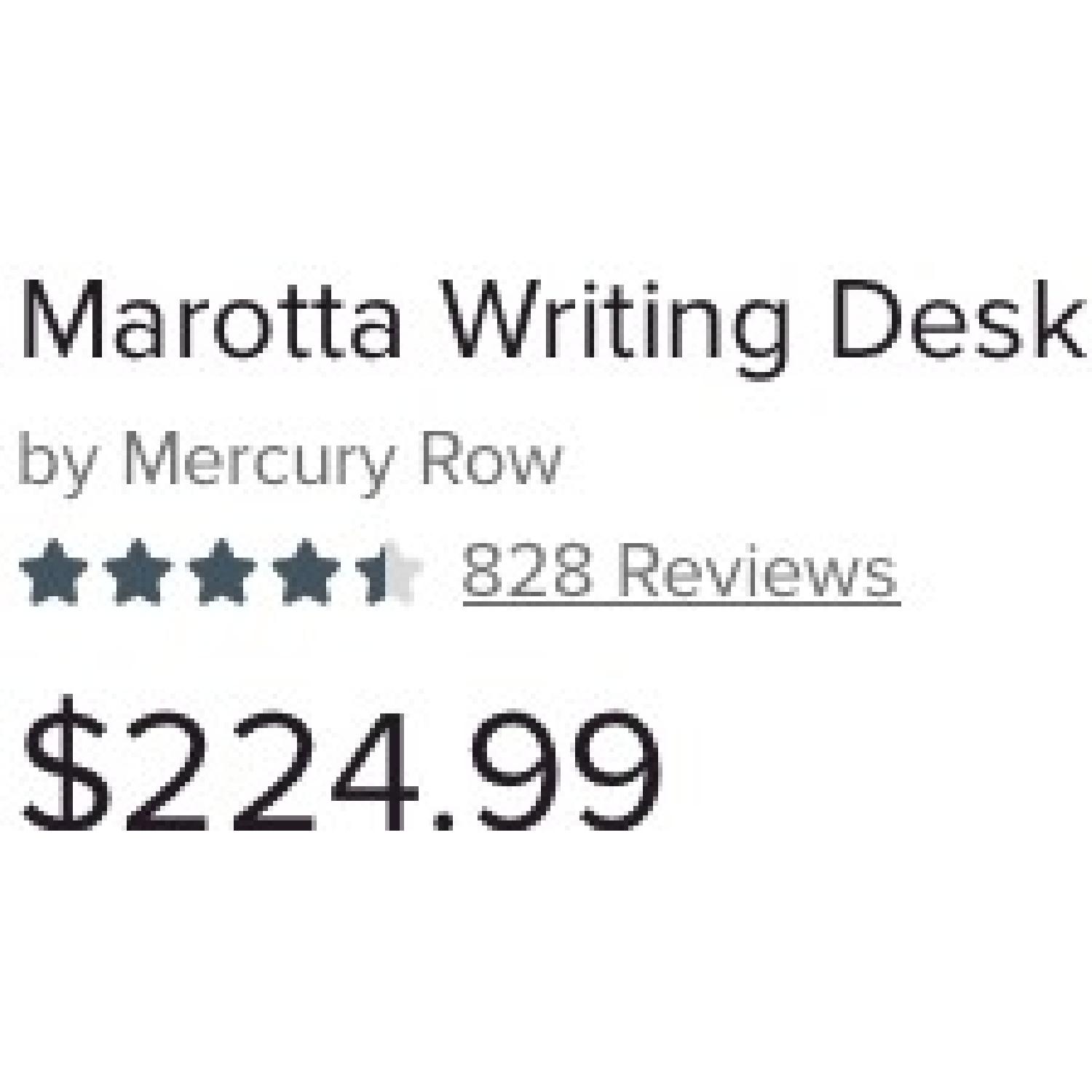 AllModern Light Blue Desk - image-3