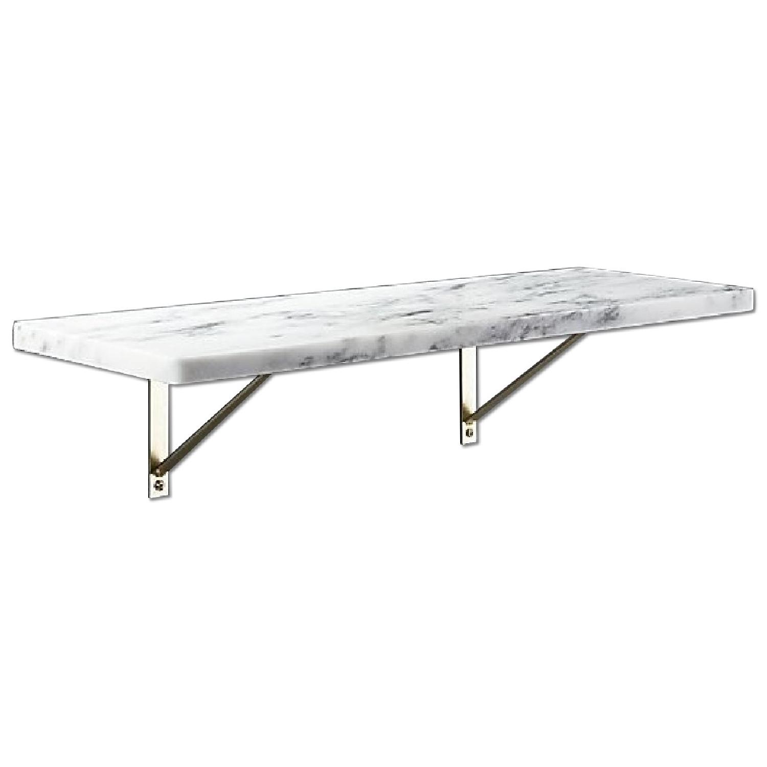 CB2 Marble Shelves AptDeco