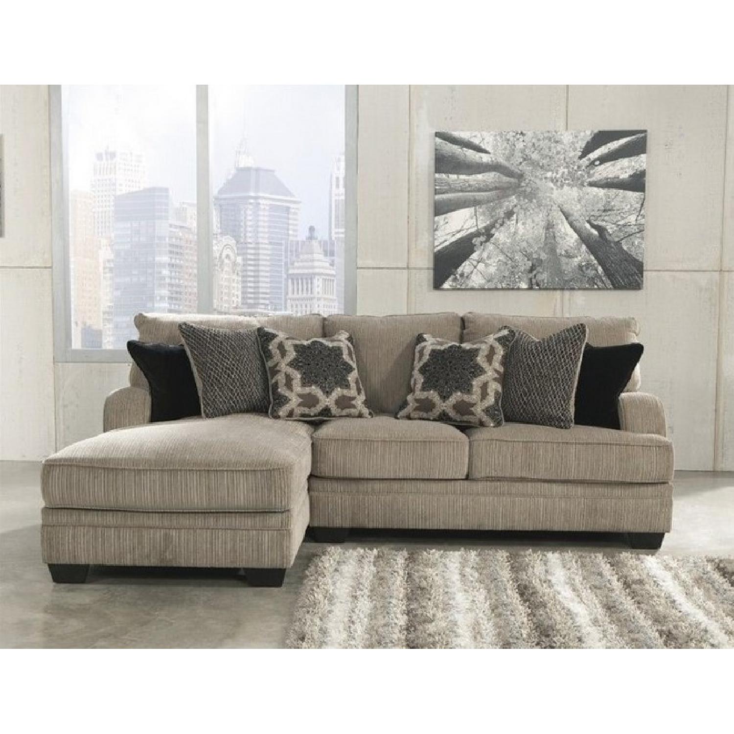 Ashley Katisha Left Facing 2 Piece Sectional in Platinum - image-1