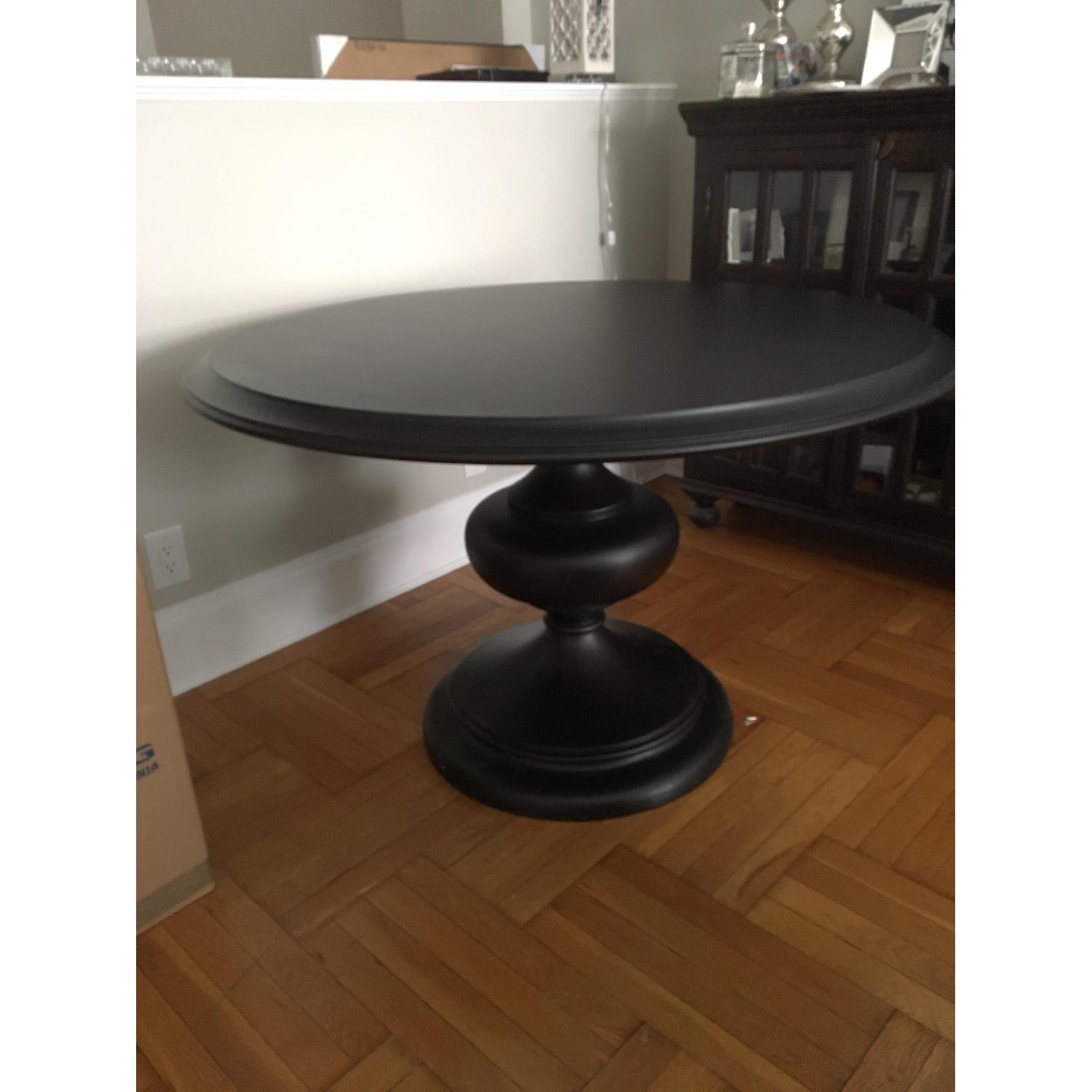 Wayfair Round Dining Table in Espresso AptDeco