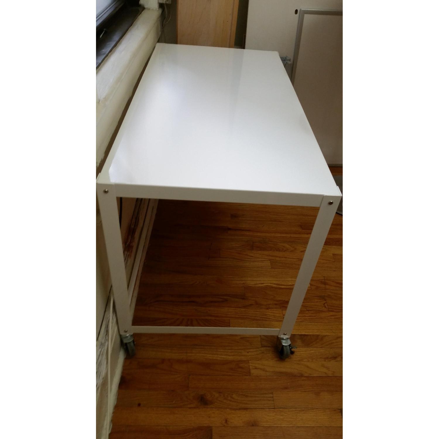 White Metal Rolling Table - image-2