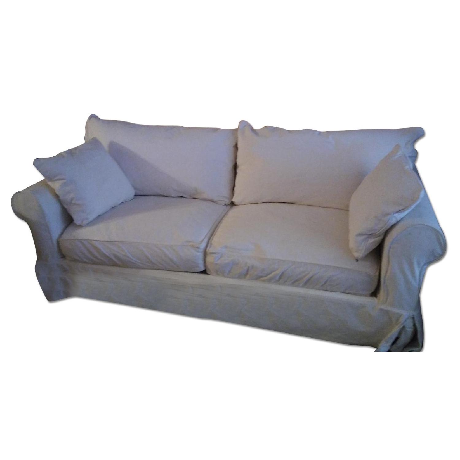 Jennifer Convertibles Melinda White Sofa AptDeco