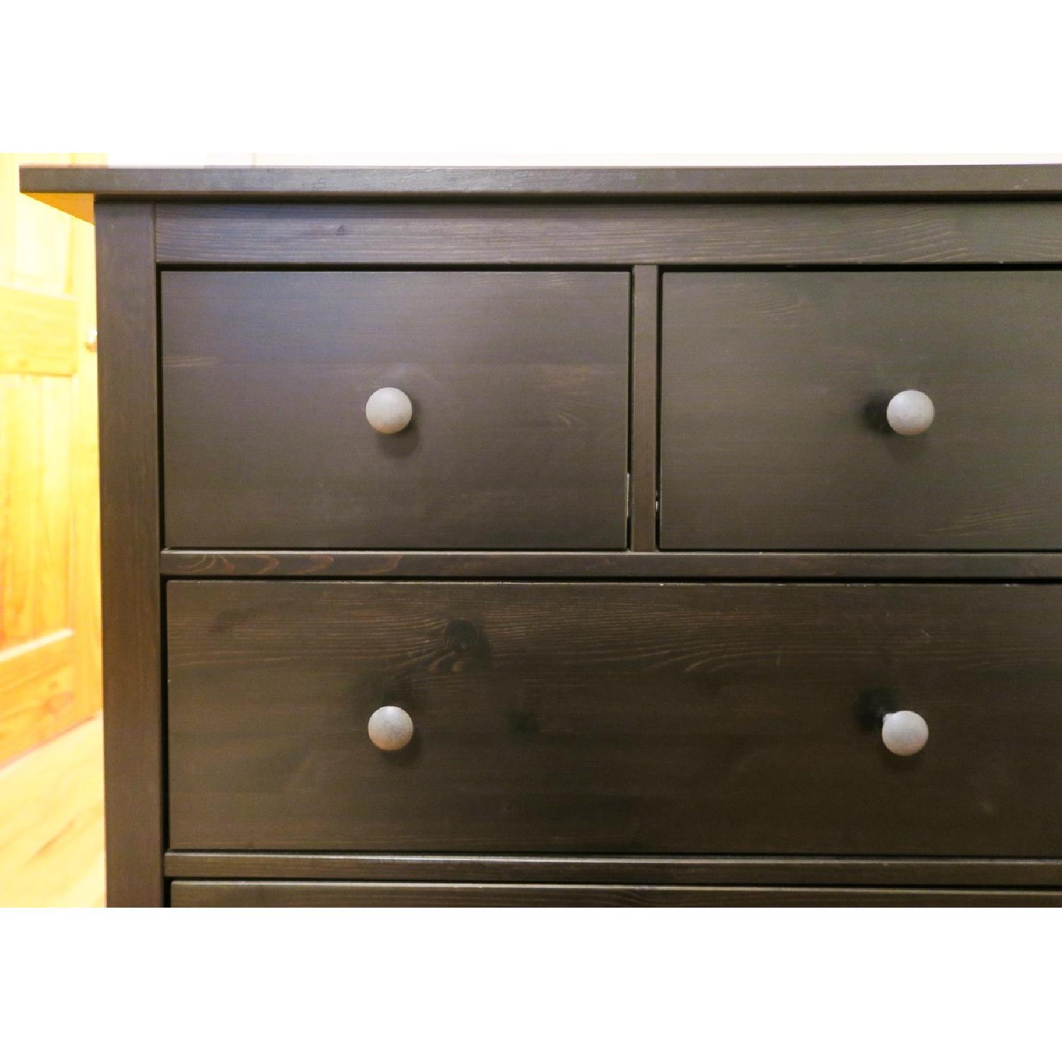 Ikea Hemnes 8Drawer Dresser in Black AptDeco