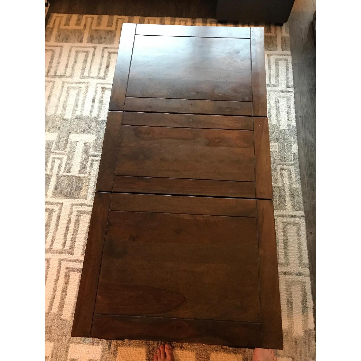 Crate & Barrel Tucker Trunk Coffee Table - image-3