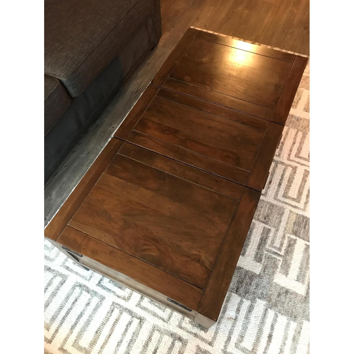 Crate & Barrel Tucker Trunk Coffee Table - image-4