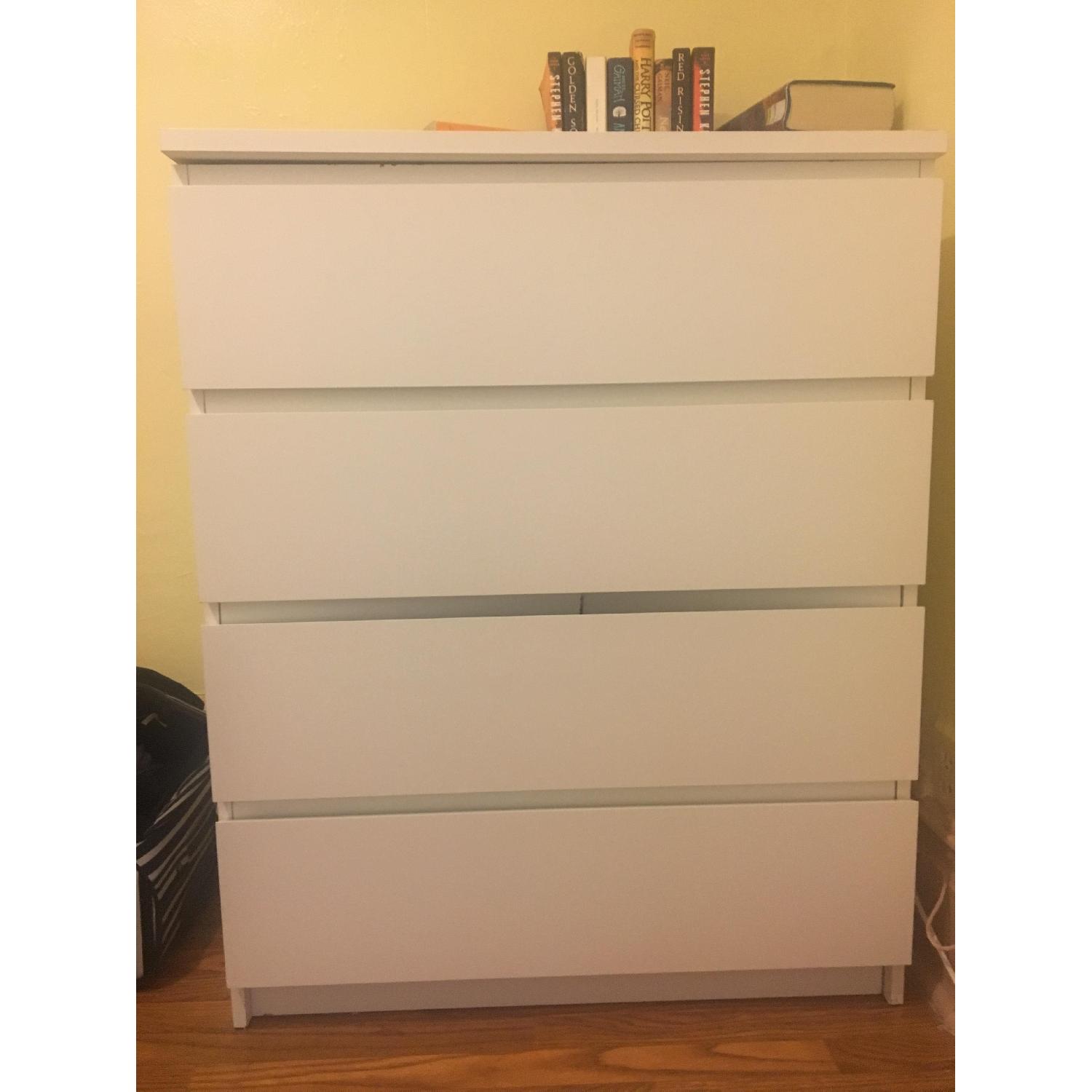 Ikea 4 Drawer White Dresser AptDeco