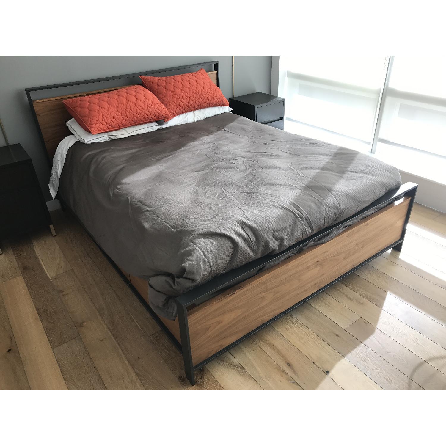 Crate & Barrel Bowery Queen Storage Bed AptDeco
