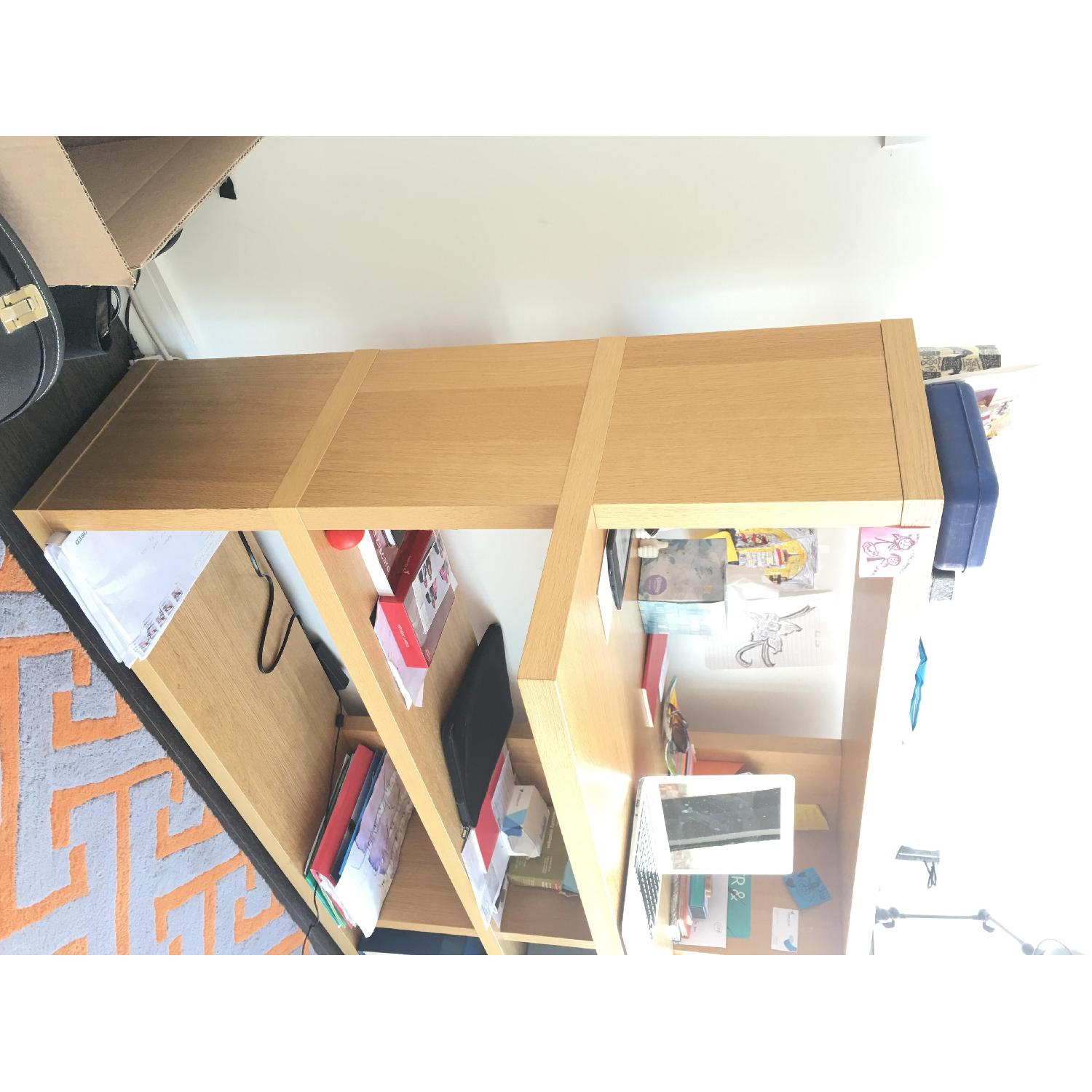 Design Within Reach Oak Wood Stak Desk - image-2