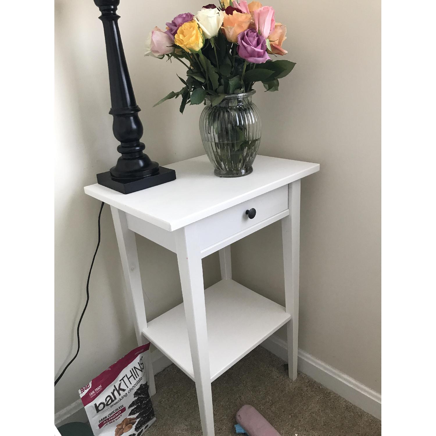 Ikea White Nightstand - image-2