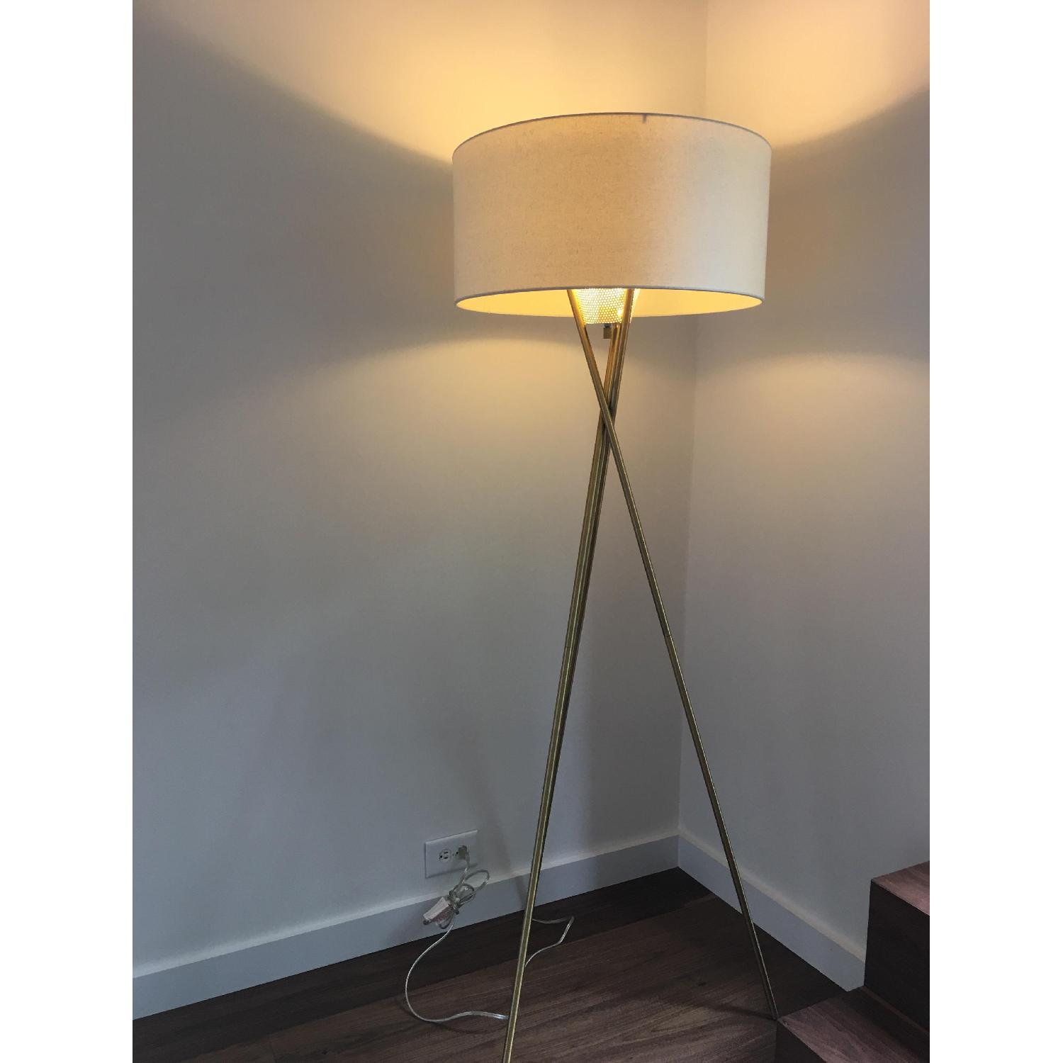 West Elm Mid Century Tripod Floor Lamp - image-2