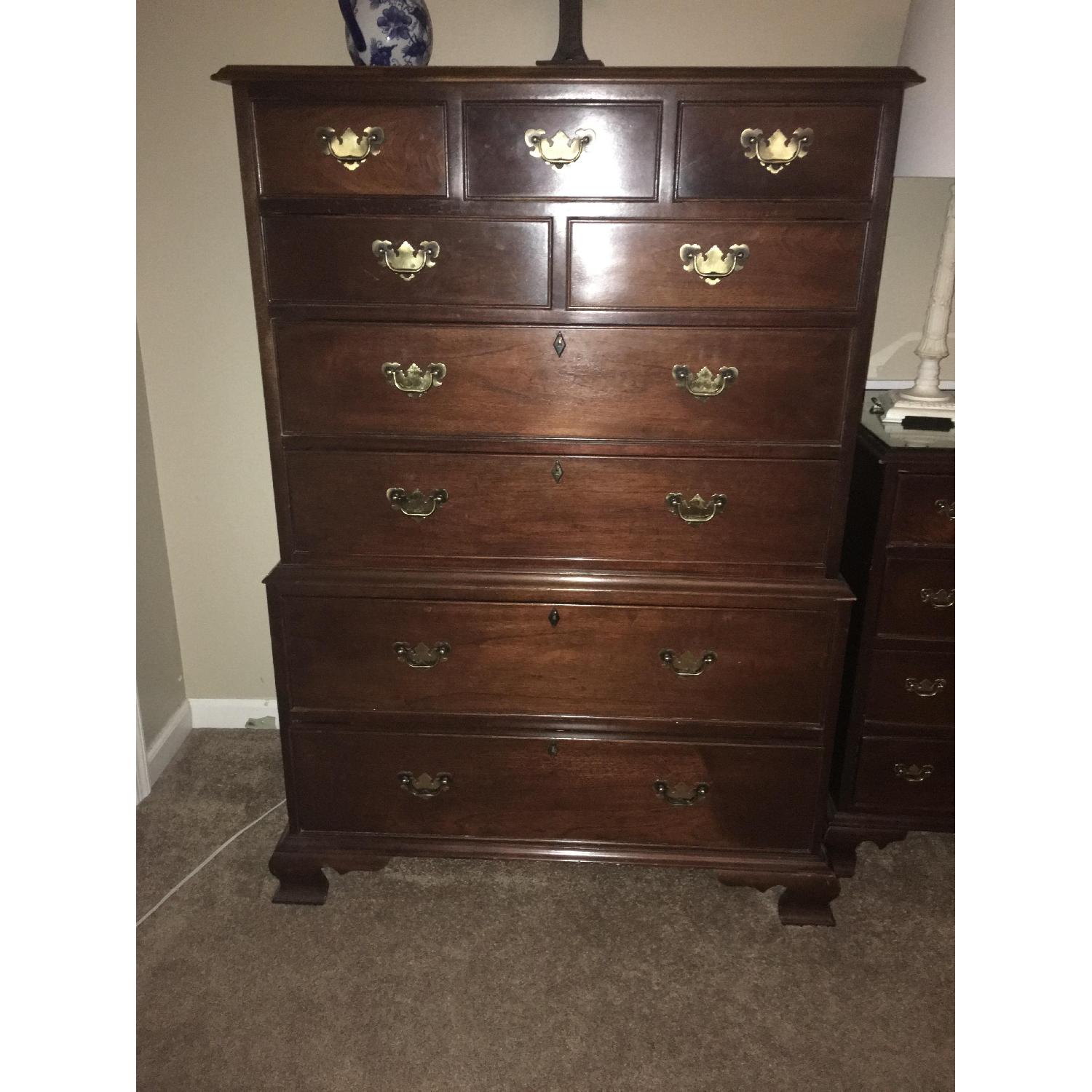 5 Piece Craftique Mahogany Bedroom Set - image-4