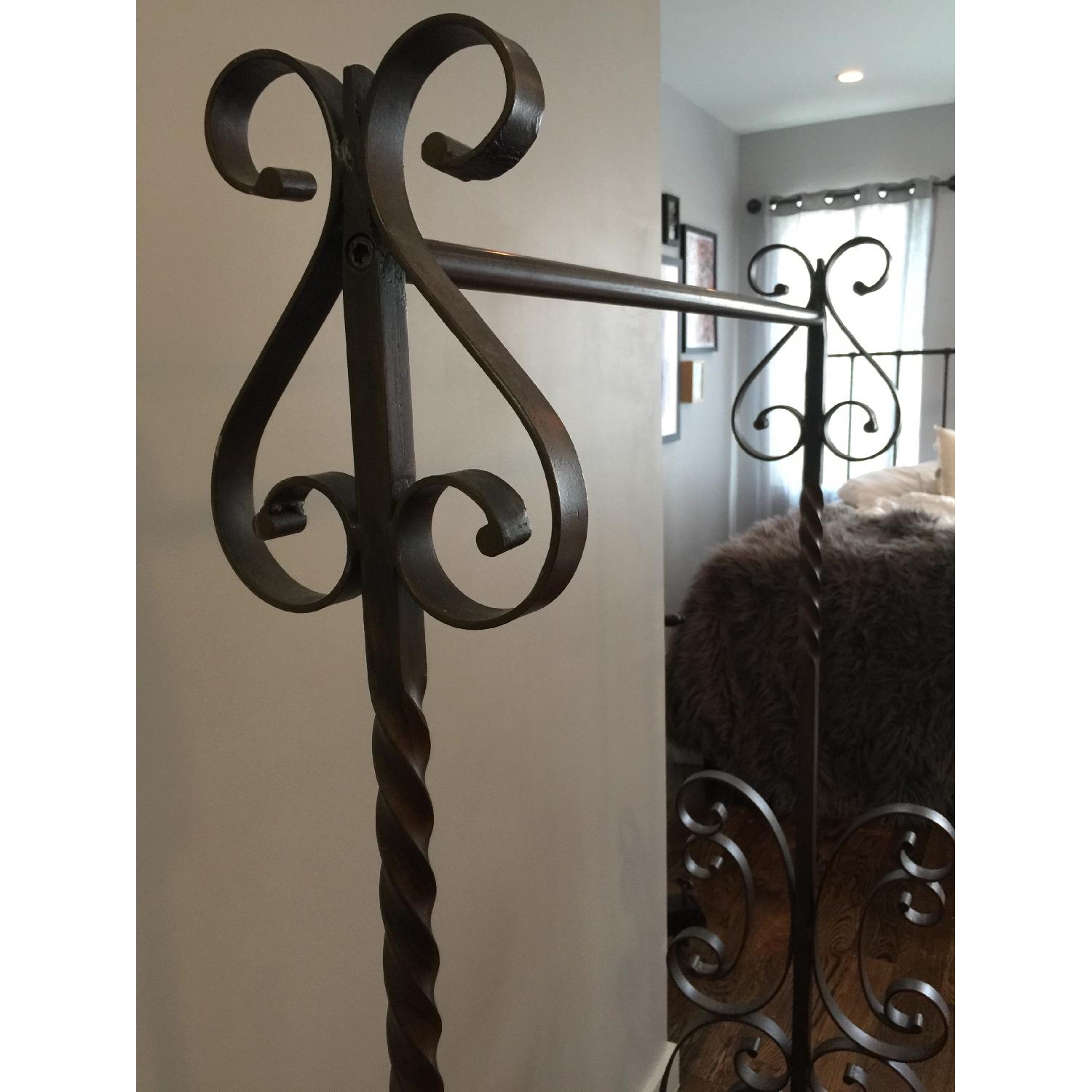 Wrought Iron Garment Rack - image-1