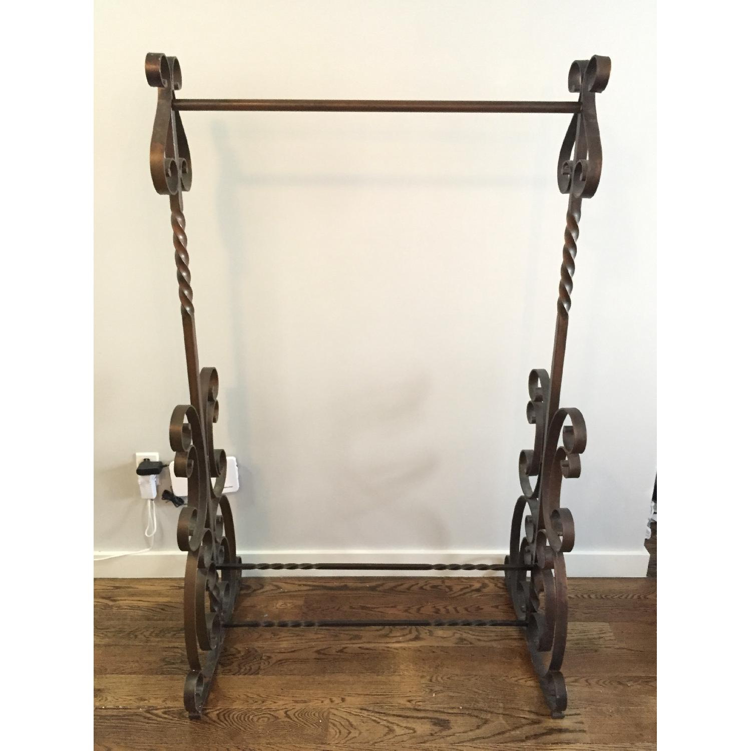Wrought Iron Garment Rack - image-4