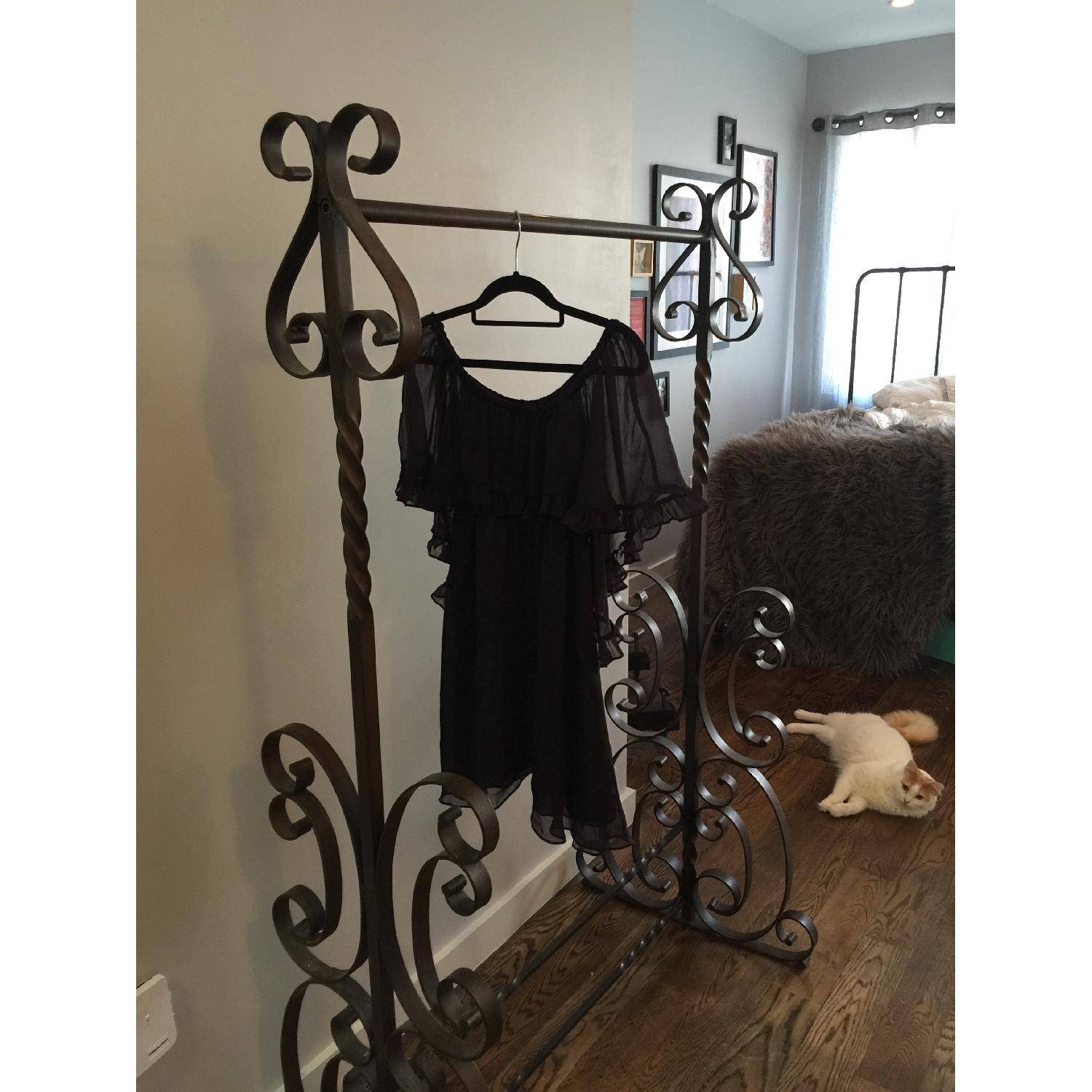 Wrought Iron Garment Rack - image-7