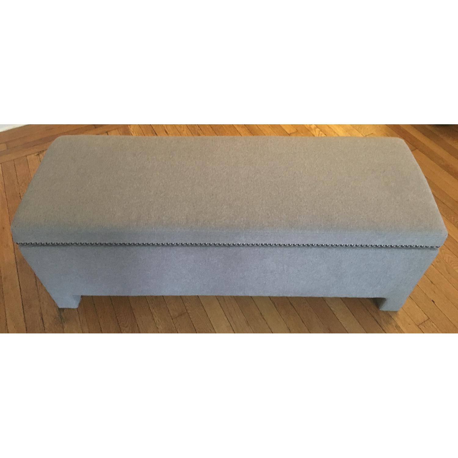 West Elm Nailhead Storage Bench/Trunk - image-1