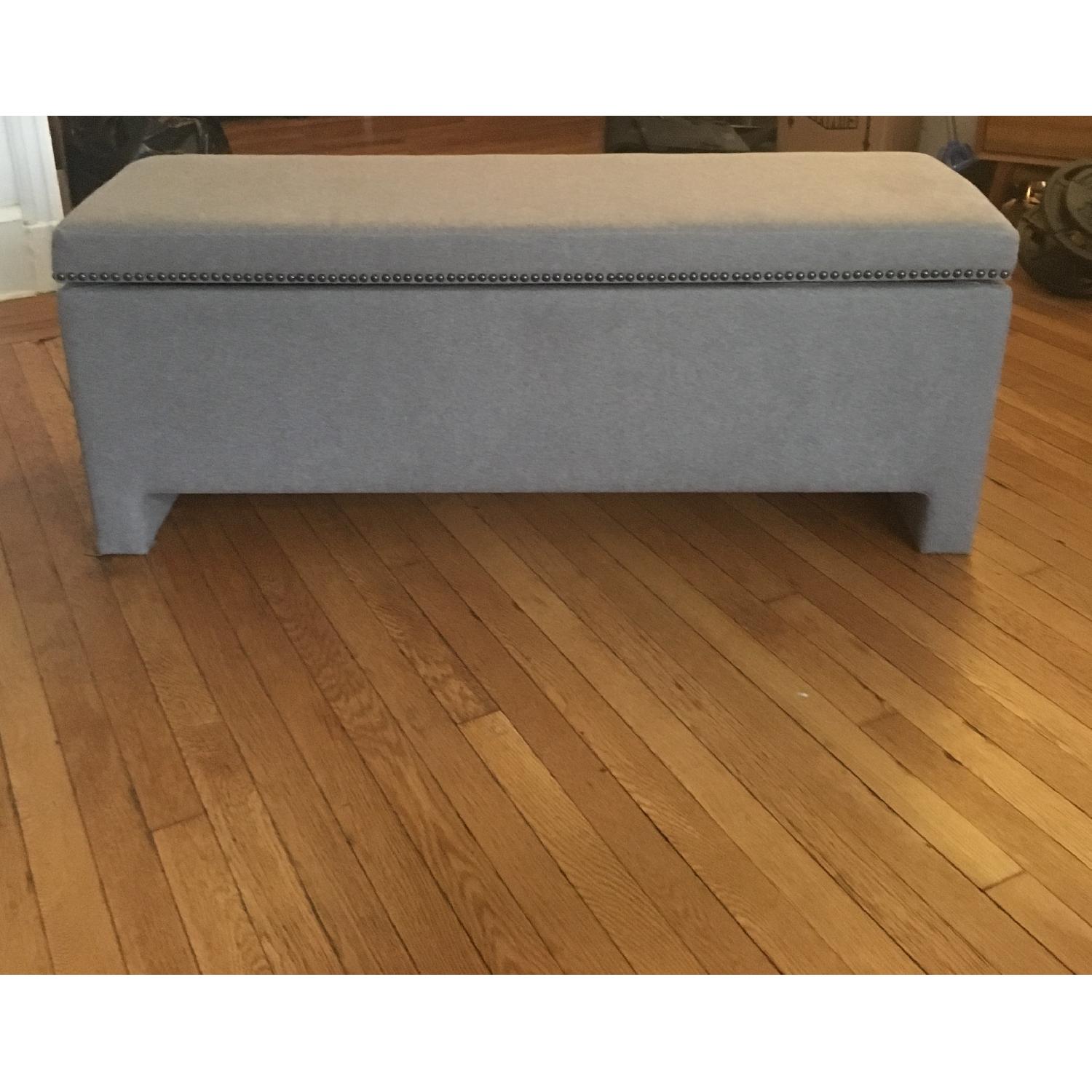 West Elm Nailhead Storage Bench/Trunk - image-5
