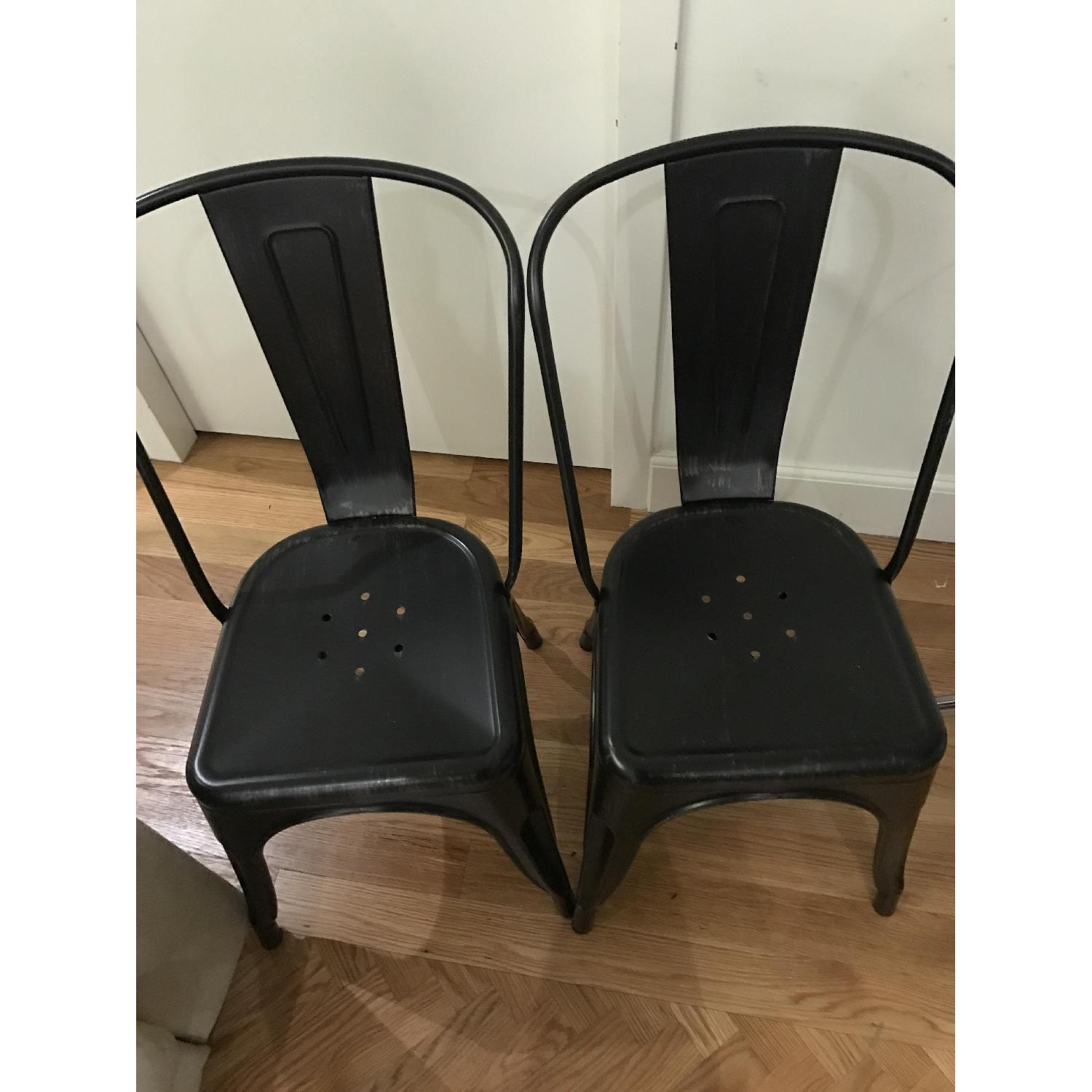 Zipcode Design Vince Round Glass Top Table w/ 2 Chairs - image-3