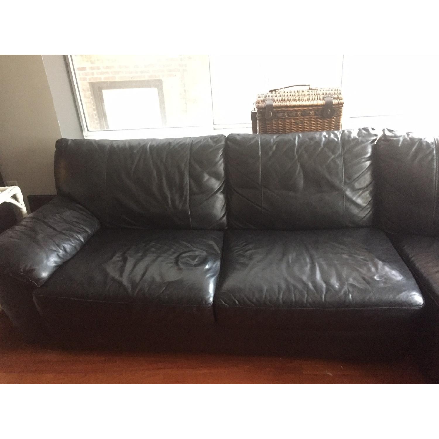 Ikea Modern Leather Sectional Sofa - image-3