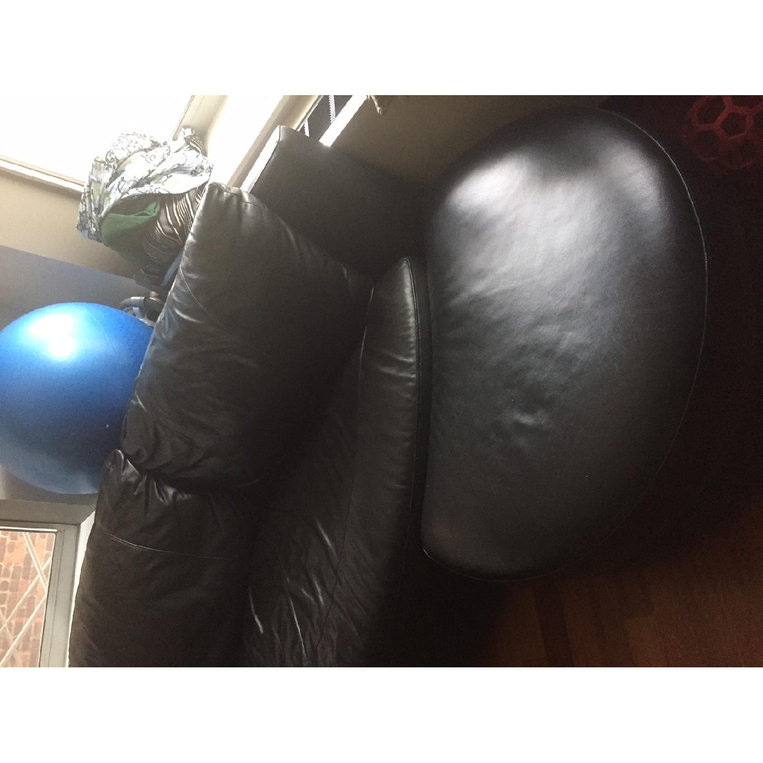 Ikea Modern Leather Sectional Sofa - image-5