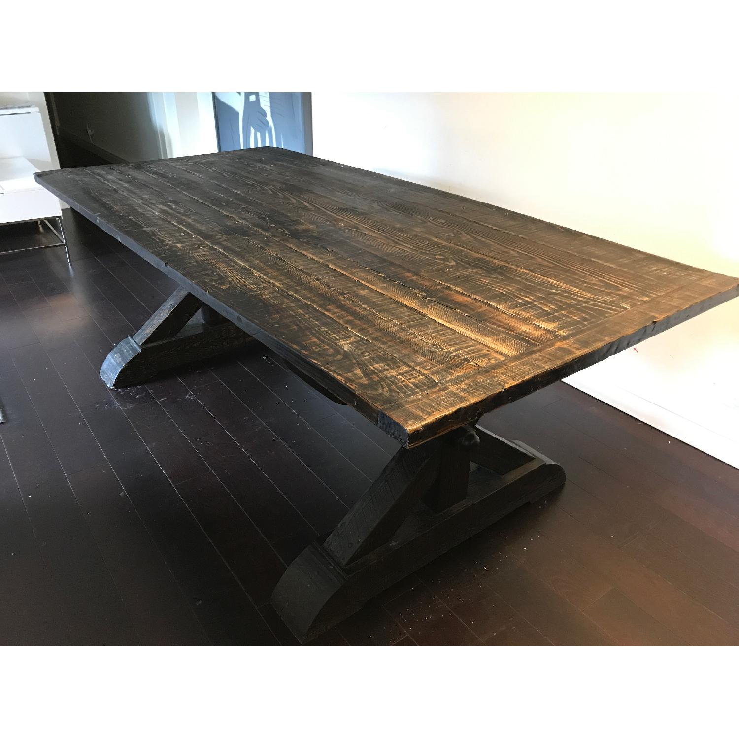 Restoration Hardware Iron Bolt Dining Table - image-1