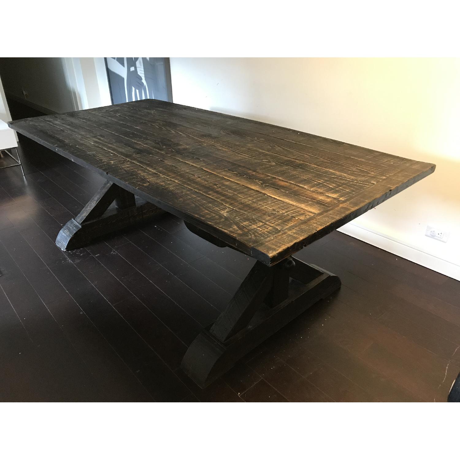 Restoration Hardware Iron Bolt Dining Table - image-2