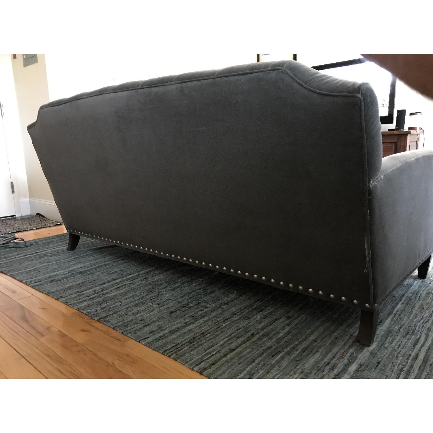Handmade Crushed Velvet Down-Filled Sofa - image-3