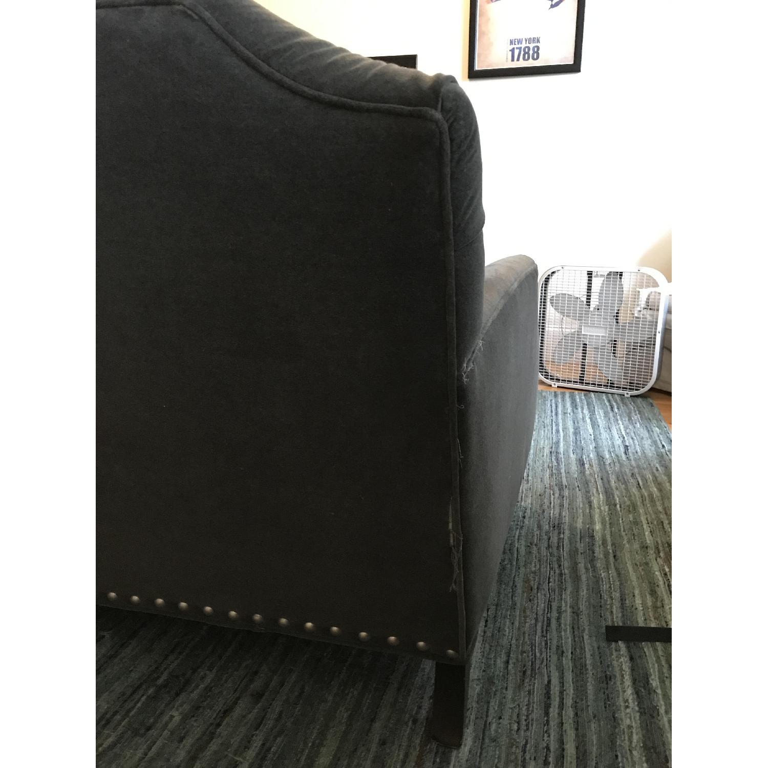 Handmade Crushed Velvet Down-Filled Sofa - image-5