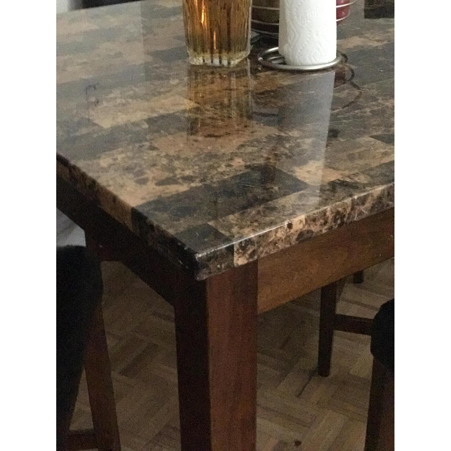 Bar-Style Dining Table w/ 4 Chairs - image-4