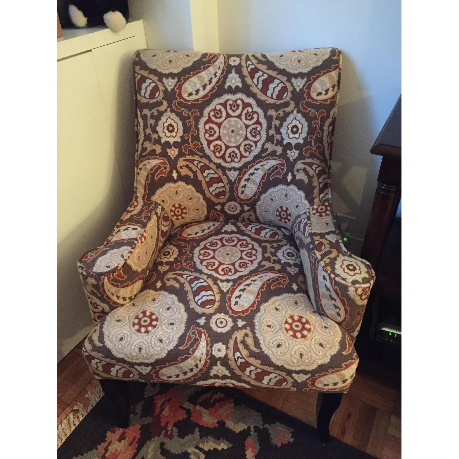 Pier 1 Paisley Upholstered Chair - image-1