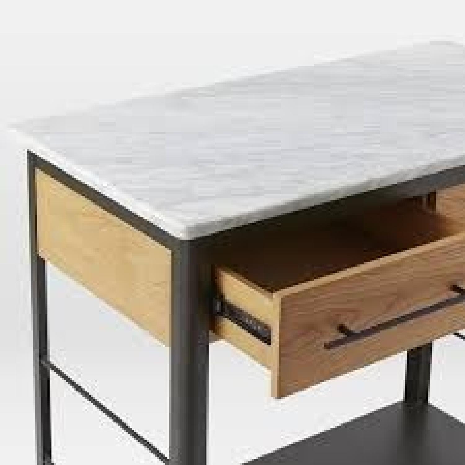 West Elm Marble Kitchen Island - image-6