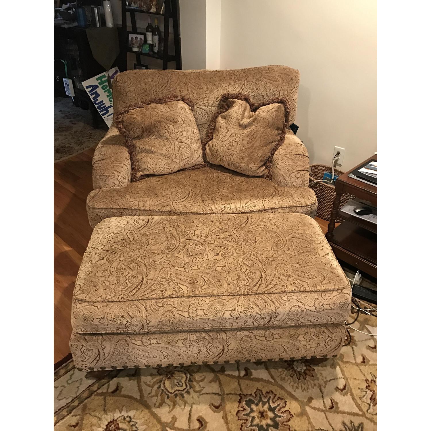 Ashley's Oversized Chair & Ottoman - image-3
