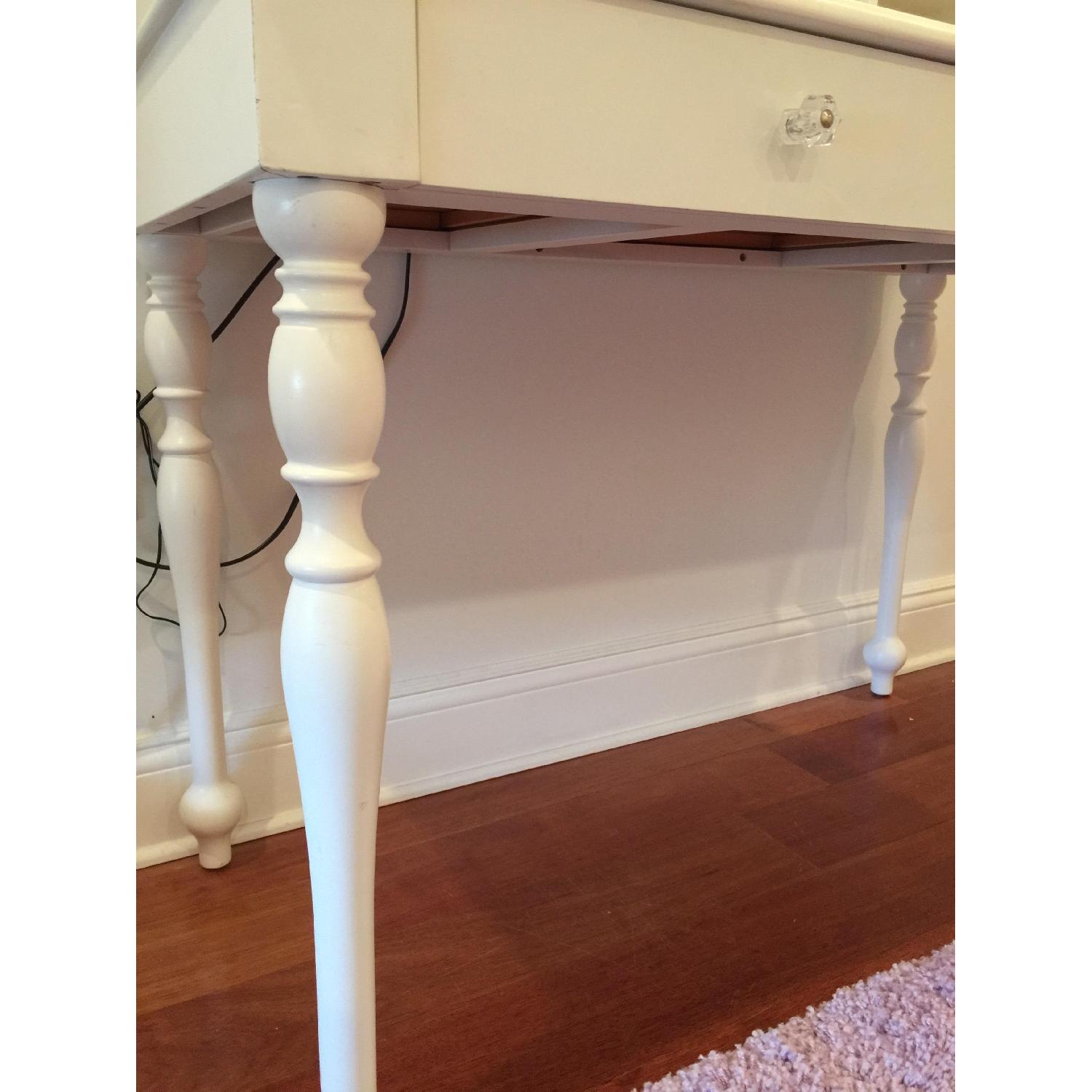 Pottery Barn Kids Girls White Desk w/ Hutch - image-7