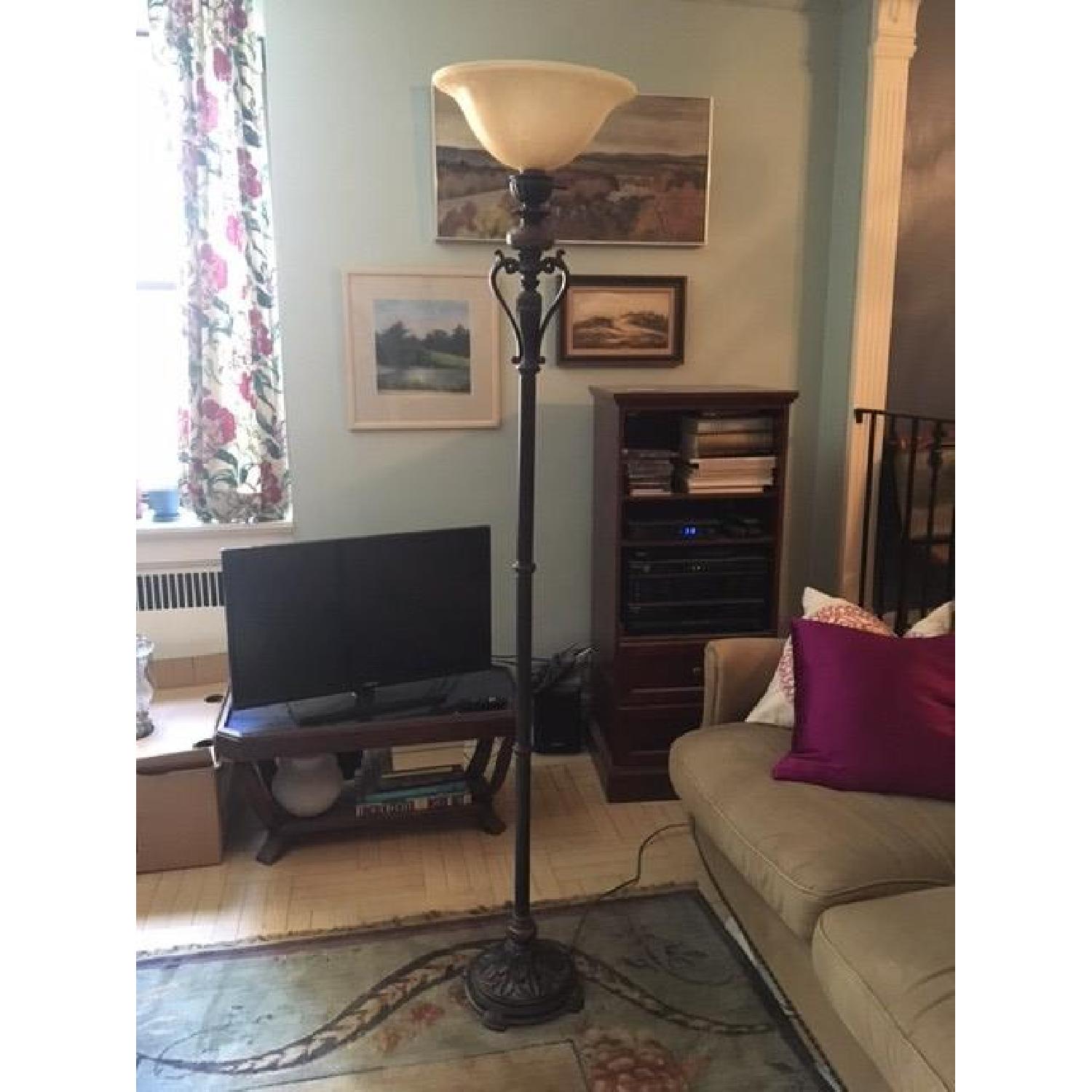 Art Nouveau-Style Floor Lamp - image-1