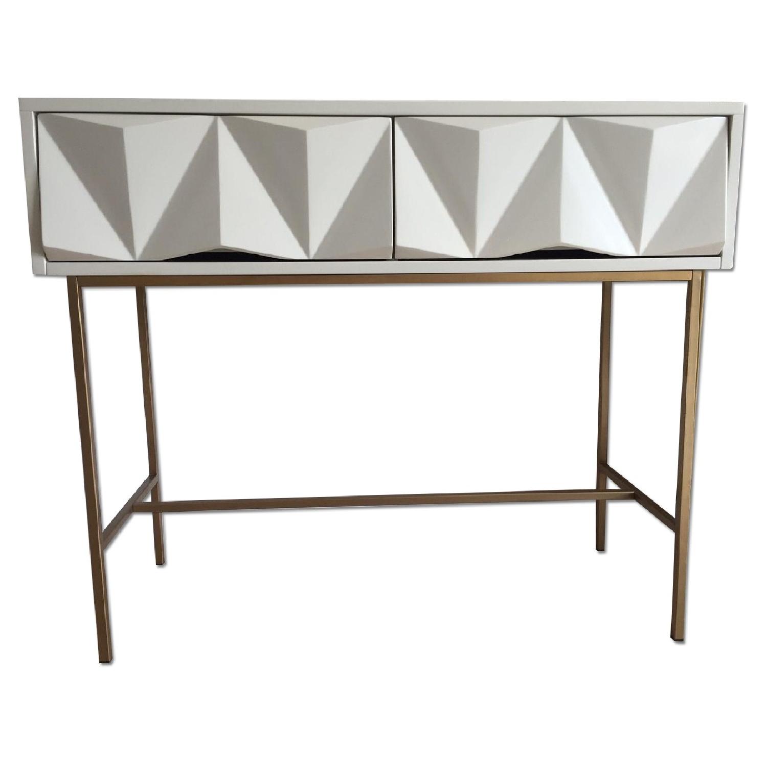 West Elm Sculpted Drawer Console - image-0