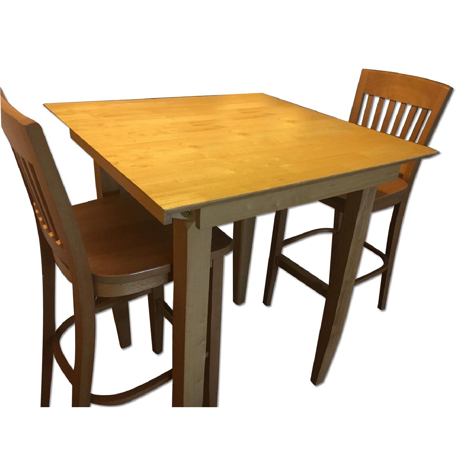 Bar Height Dining Table w/ 2 Chairs AptDeco