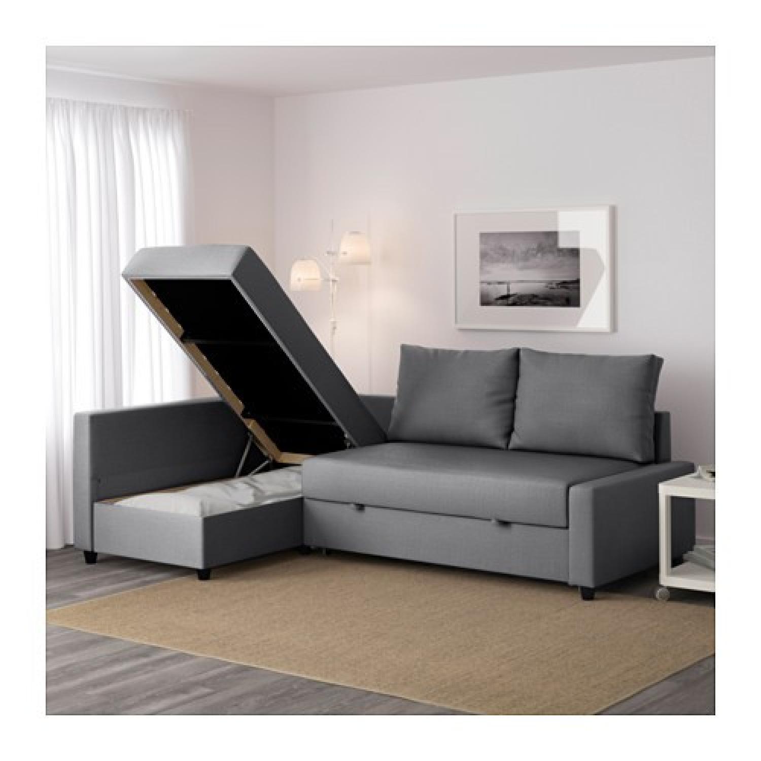 Ikea Friheten Queen-Size Sleeper Sofa w/ Storage - image-2