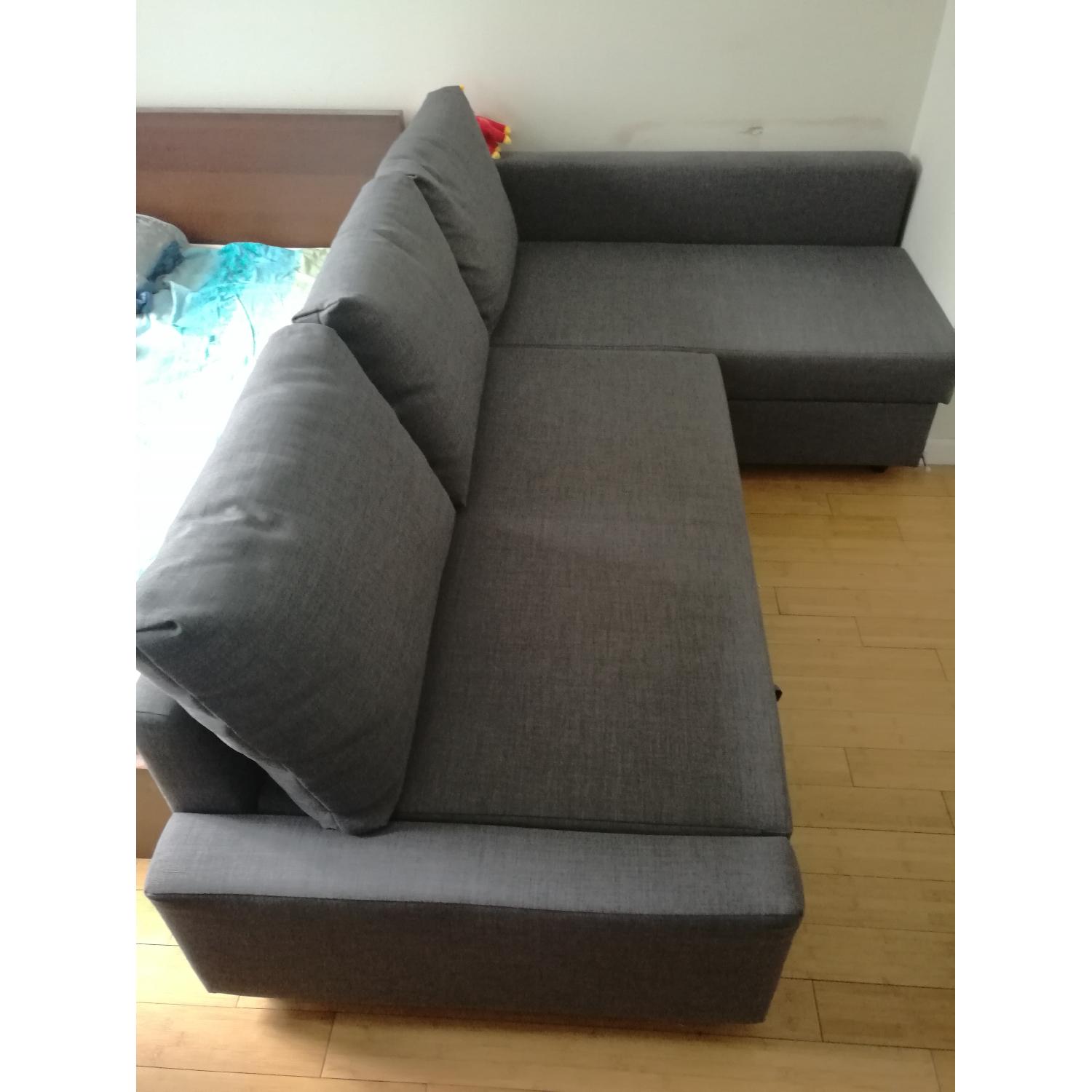Ikea Friheten Queen-Size Sleeper Sofa w/ Storage - image-4