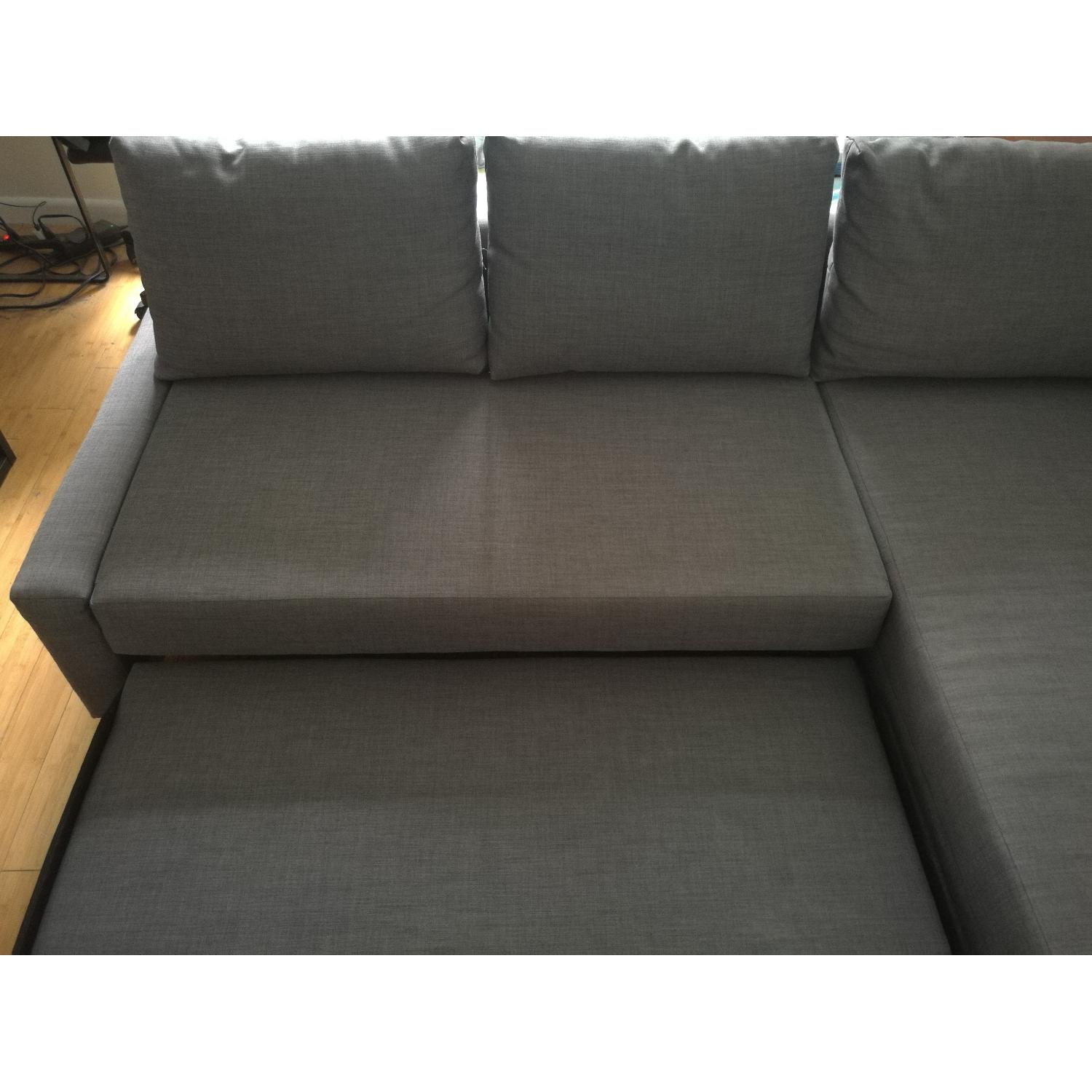 Ikea Friheten Queen-Size Sleeper Sofa w/ Storage - image-5
