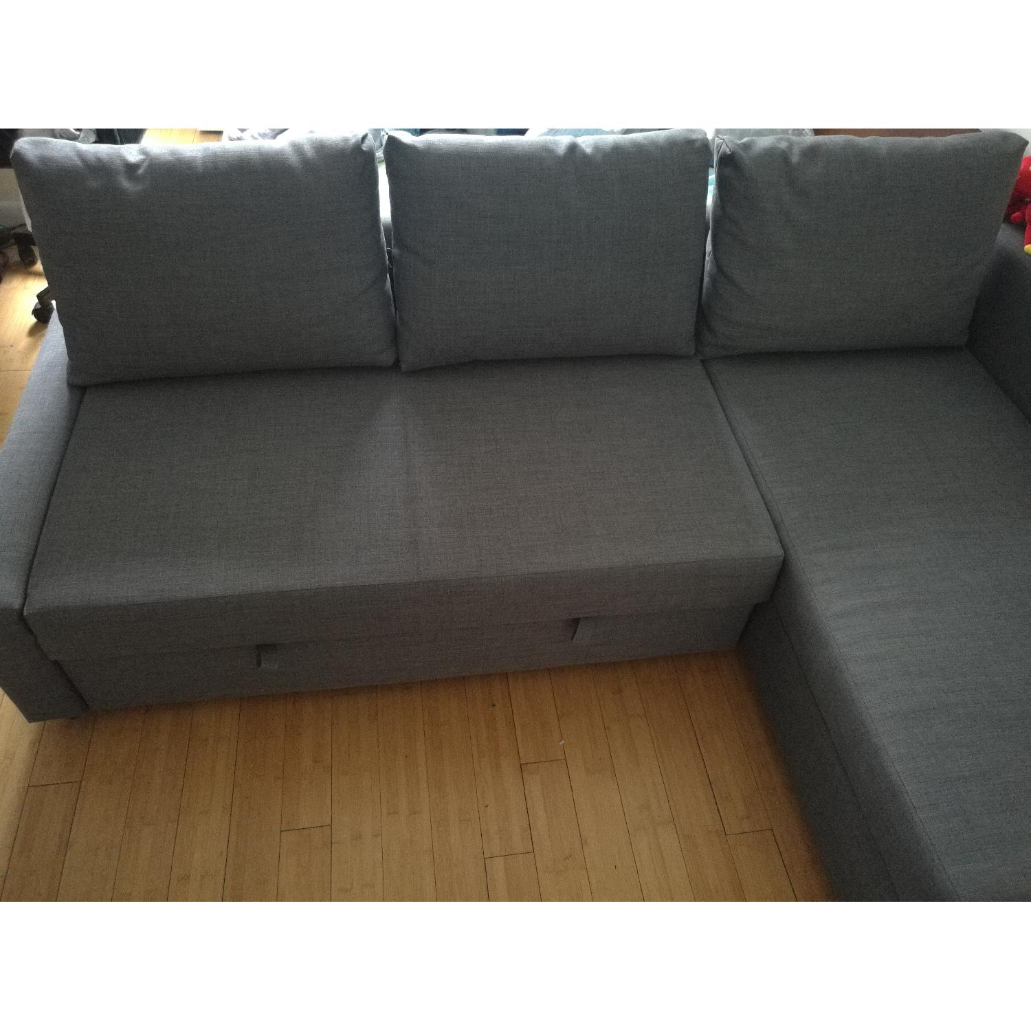Ikea Friheten Queen-Size Sleeper Sofa w/ Storage - image-6
